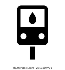 Diabetes Vector Glyph Icon For Personal And Commercial Use.
