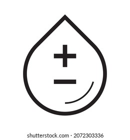 diabetes vector icon design template