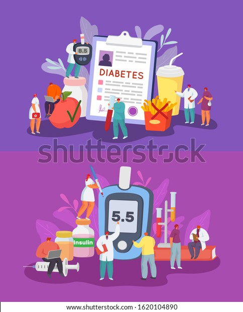 diabetes-vector-illustration-concept-diagnosis-blood-sugar-check-and