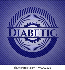 Diabetic denim background