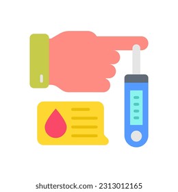 Diabetic Emergency icon in vector. Illustration