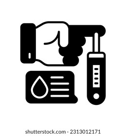 Diabetic Emergency icon in vector. Illustration