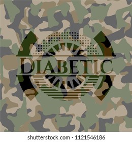 Diabetic on camo texture