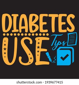 diabetic tips use logbook t shirt printable svg design
