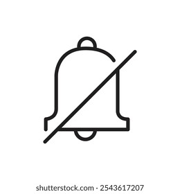 Symbol "Benachrichtigung deaktivieren"