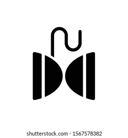 diabolo icon vector glyph style design