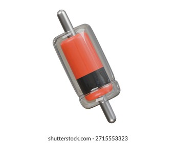 DIAC-Symbol 3D-Illustration rendern