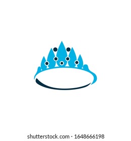 Diadem icon colored symbol. Premium quality isolated princess element in trendy style.
