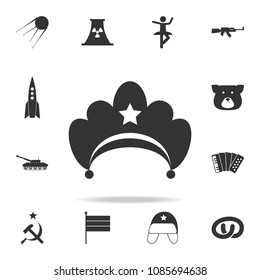 diadem icon. Detailed set of Russian culture icons. Premium graphic design. One of the collection icons for websites, web design, mobile app on white background