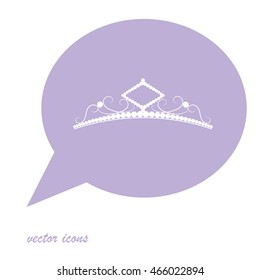 Diadem vector icon