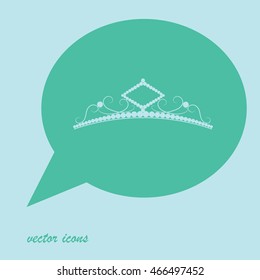 Diadem vector icon