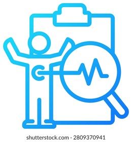 Diagnose Icon Element For Design