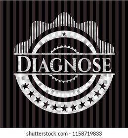 Diagnose silver shiny badge