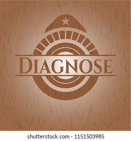 Diagnose wooden signboards