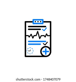 Diagnosis , health, medical, patient, Diagnostic Report Icon