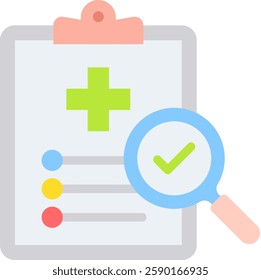 Diagnosis Icon Element For Design