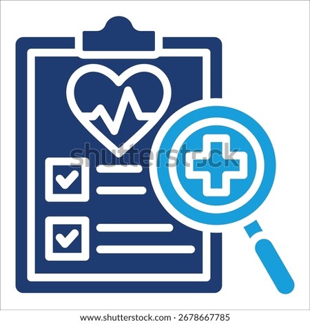 Diagnosis Icon Element For Design