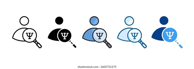 Diagnosis Icon Set Multiple Style Collection