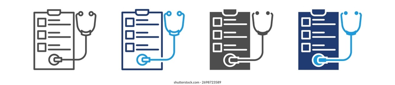 Diagnosesymbolsatz für mehrere Stile