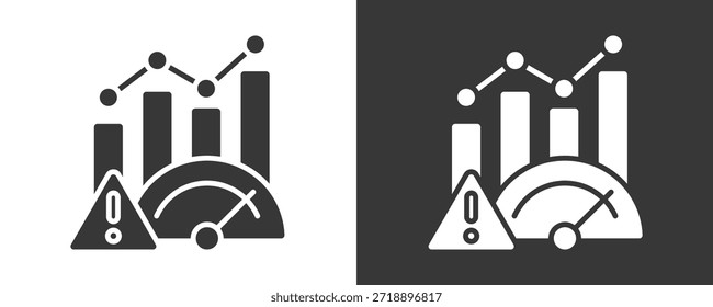 Conjunto De Vetores De Ícones De Diagnóstico Isolado Em Preto E Branco