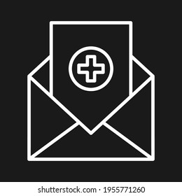 Diagnosis Icon vector image. Can be used for Medical. Suitable for mobile apps, web apps and print media.