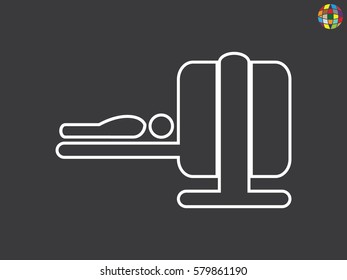Diagnosis study medicine, icon, vector illustration eps10