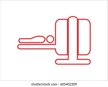 Diagnosis study medicine, icon, vector illustration eps10