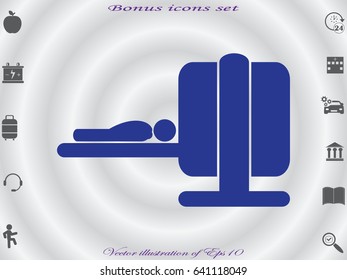 Diagnosis study medicine, icon, vector illustration eps10