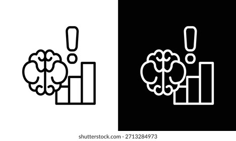 Versión de diagnóstico de dos tonos en fondo blanco y negro
