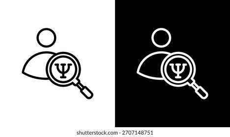 Design do Conjunto de Ícones Brancos de Diagnóstico