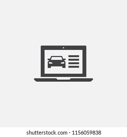 Diagnostic base icon. Simple sign illustration. Diagnostic symbol design from Car service series. Can be used for web, print and mobile