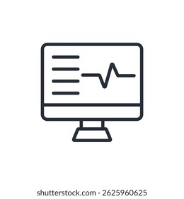 diagnostic  icon collection .design style with background
