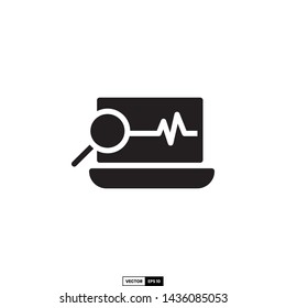 Diagnostic icon, design inspiration vector template for interface and any purpose
