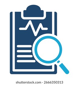 Elemento de icono de diagnóstico para el diseño