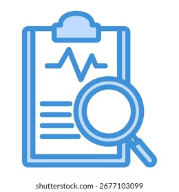 Elemento de icono de diagnóstico para el diseño