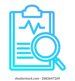 Elemento de icono de diagnóstico para el diseño