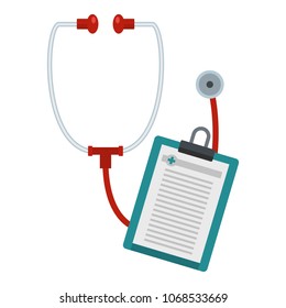 Diagnostic icon. Flat illustration of diagnostic vector icon for web