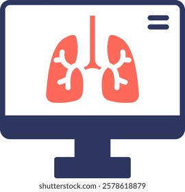Diagnostic Imaging Icon Mixed Vector Illustration