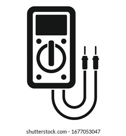 Diagnostic multimeter icon. Simple illustration of diagnostic multimeter vector icon for web design isolated on white background