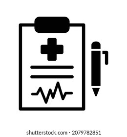 Diagnostic Report Icon Vector Sign And Symbols.
