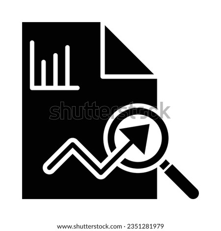 Diagnostic Vector Glyph Icon For Personal And Commercial Use.
