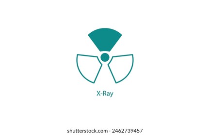 Diagnostic X-Ray Machine Medical Vector Icon
