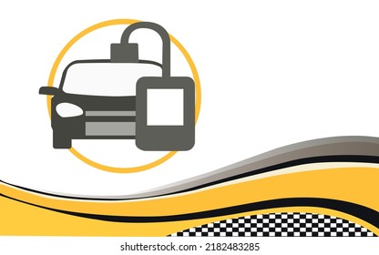 Diagnostics of the car for errors and malfunctions.