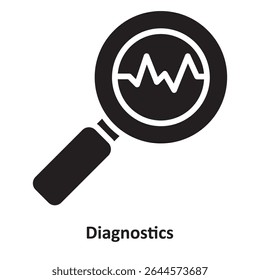 Diagnostics Vector Icon which can easily modify or edit
