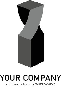 Diagonal 3D logo: adds stunning dimension and dynamism to your brand identity