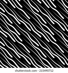 Diagonal Abstract Geometric Vector Seamless Pattern