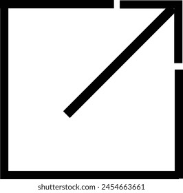 Diagonal Arrow icon design eps 10