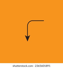  diagonal arrow pointing down and to the left, typically used for navigation or indicating a return to a previous screen or page.