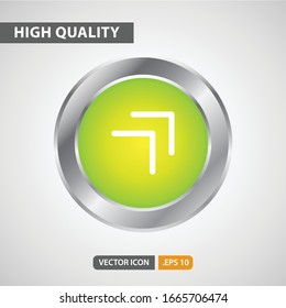 diagonal arrow. arrow sign for your web site design, logo, app, UI. Vector graphics illustration and editable stroke. EPS 10.