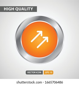 diagonal arrow. arrow sign for your web site design, logo, app, UI. Vector graphics illustration and editable stroke. EPS 10.